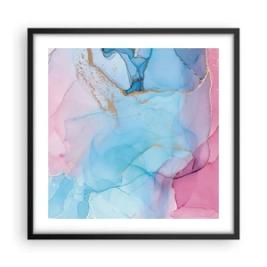 Affisch i svart ram - Möte och infiltration - 50x50 cm