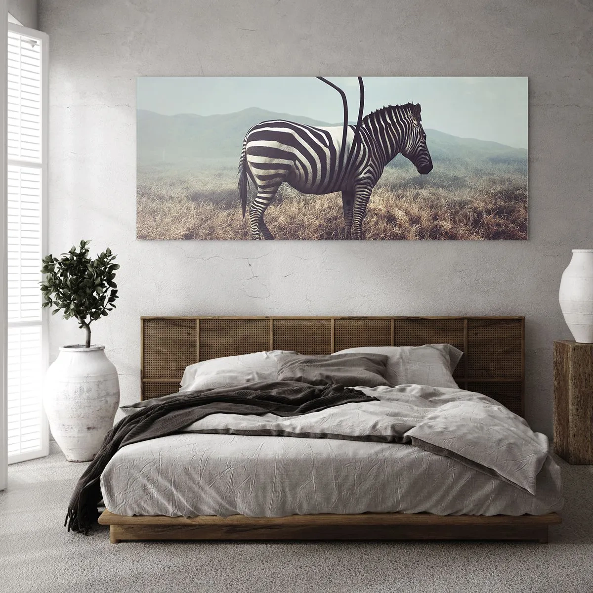 Glastavla - Bild på glas - Akta! Fel - 120x50 cm