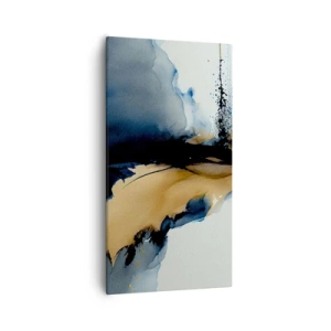 Canvastavla - Bild på duk - Bakom ridån - 55x100 cm