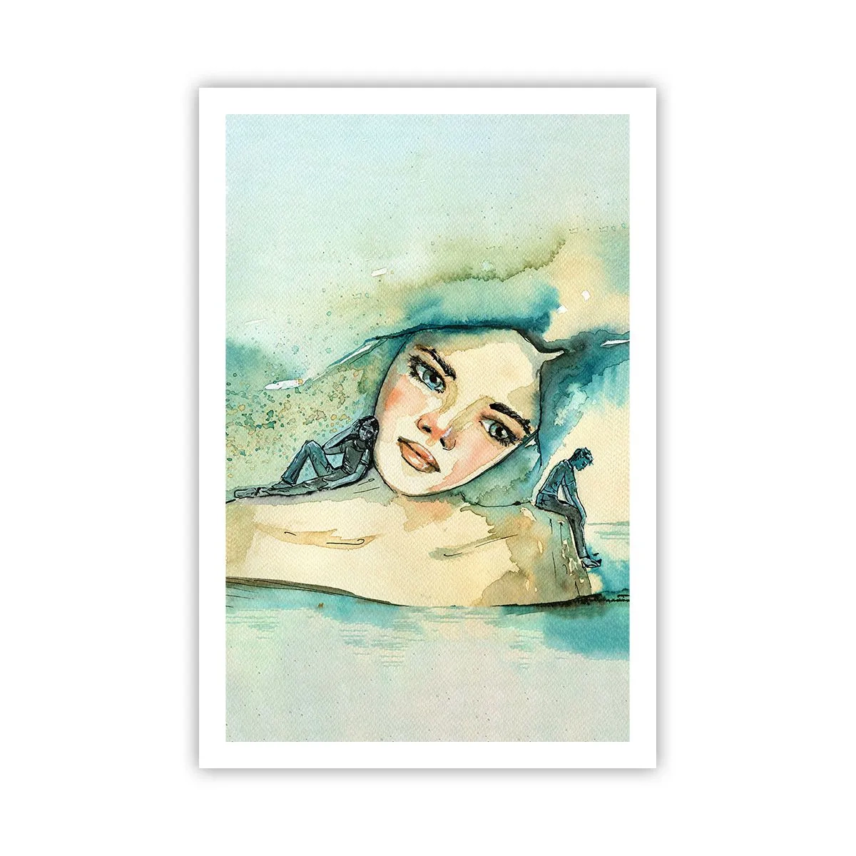 Affisch - Am I blue? - 61x91 cm
