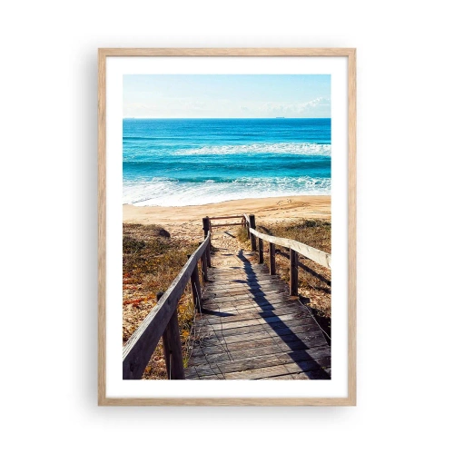 Affisch i ram av ljusek - Spring! - 50x70 cm