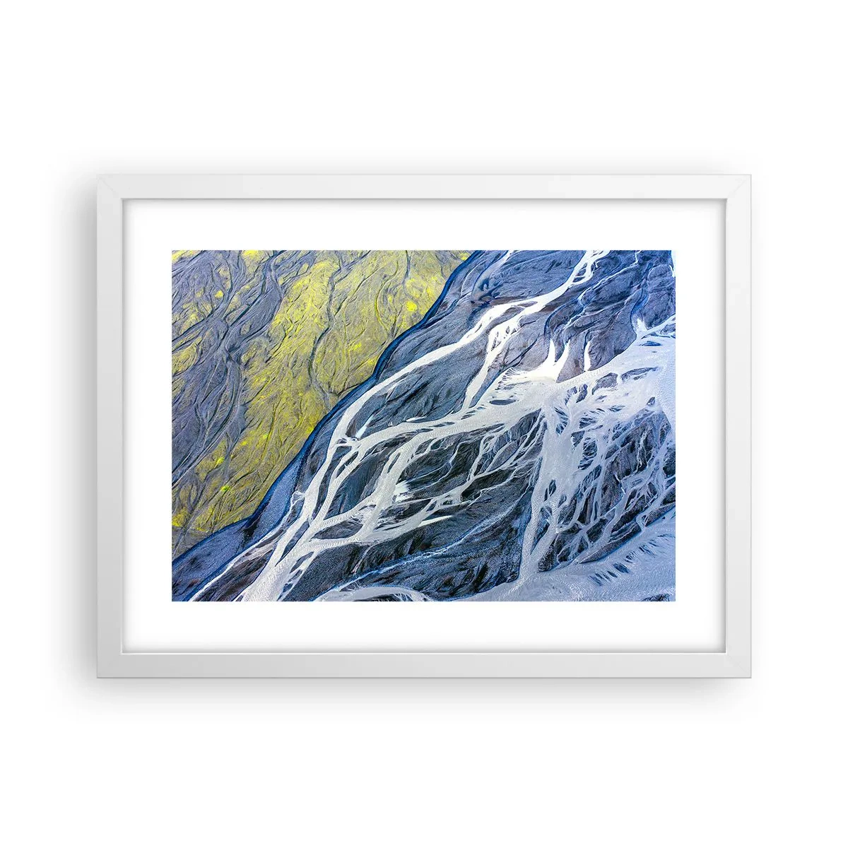 Affisch i vit ram - Naturens grottmålningar - 40x30 cm