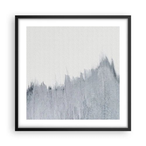 Affisch i svart ram - Mystisk skiva - 50x50 cm