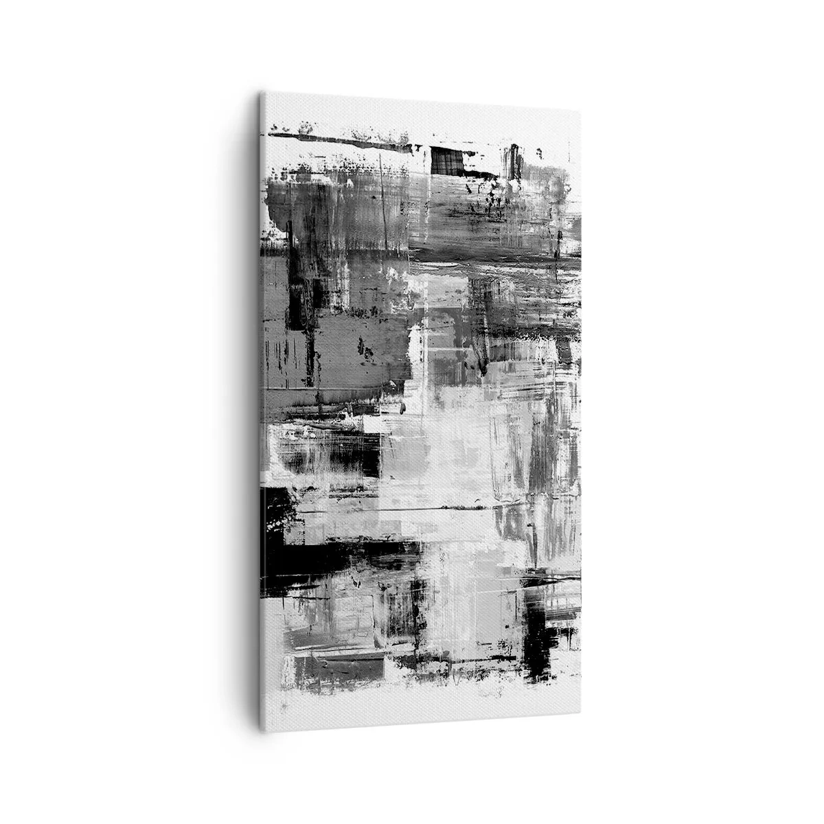 Canvastavla - Bild på duk - Grått är vackert - 45x80 cm