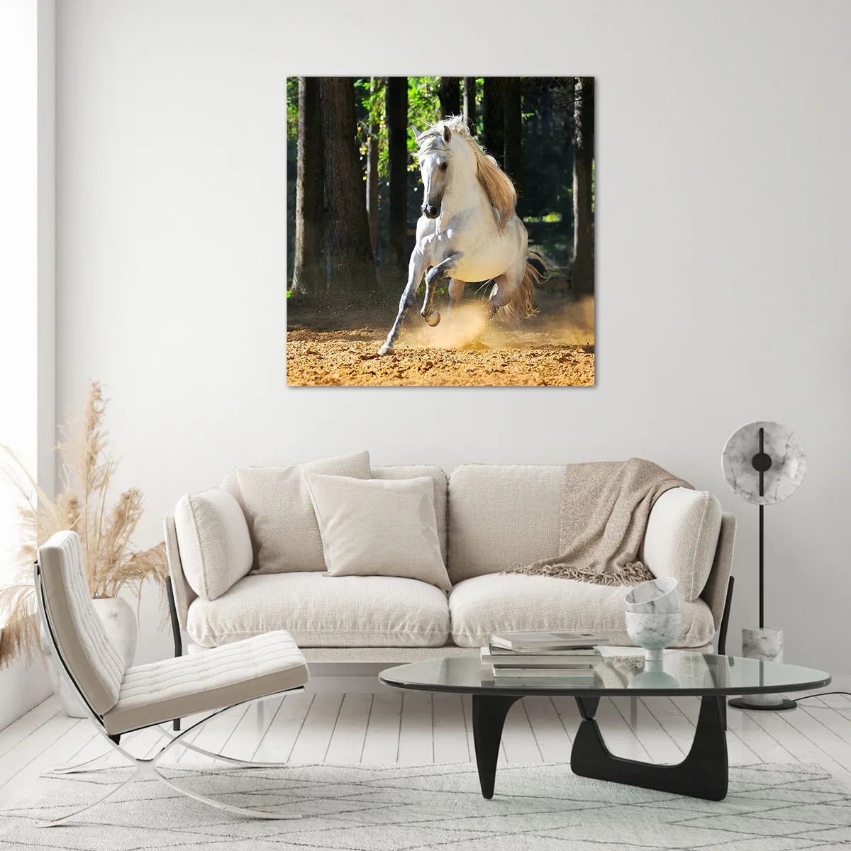 Glastavla - Bild på glas - Som från en fantasybok - 70x70 cm