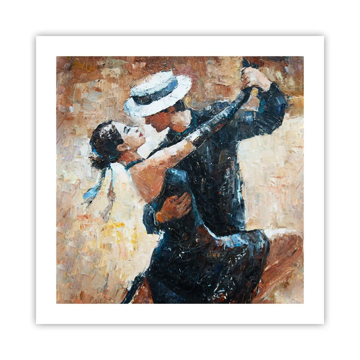 Affisch - A la Rudolf Valentino - 50x50 cm