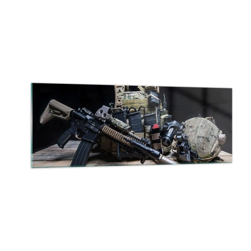 Glastavla - Bild på glas - Ledig! - 140x50 cm