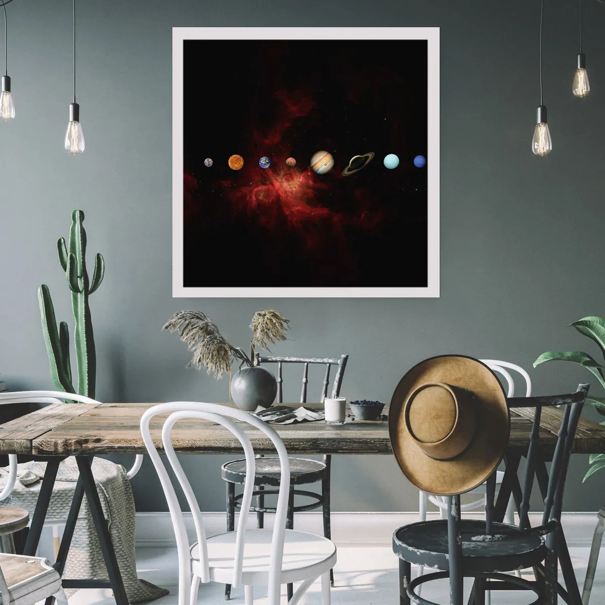 Affisch - Vårt grannskap - 40x40 cm