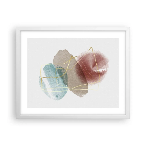 Affisch i vit ram - Rummets pärlor - 50x40 cm