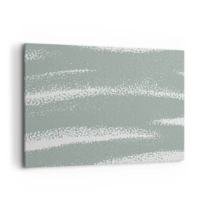 Canvastavla - Bild på duk - Abstraktion i vinterstämning - 100x70 cm