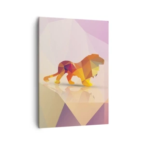 Canvastavla - Bild på duk - Diamantkung - 50x70 cm