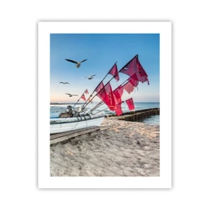 Affisch - Välförtjänt vila - 40x50 cm