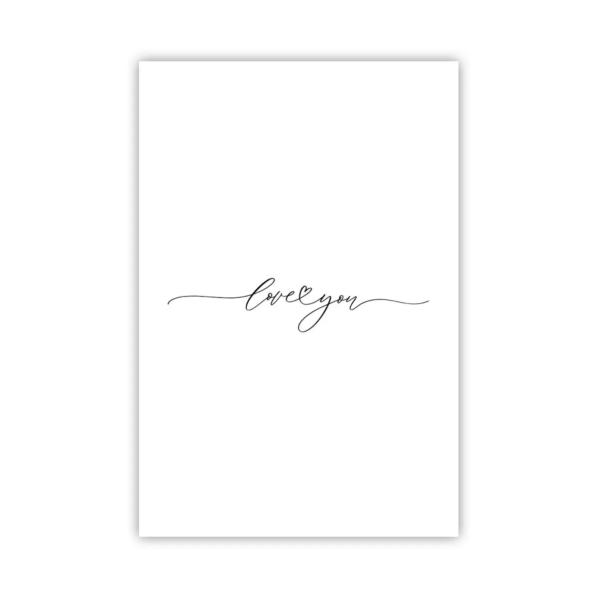 Affisch - Svart på vitt - 61x91 cm