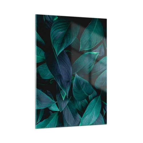 Glastavla - Bild på glas - Grönskan själv - 50x70 cm