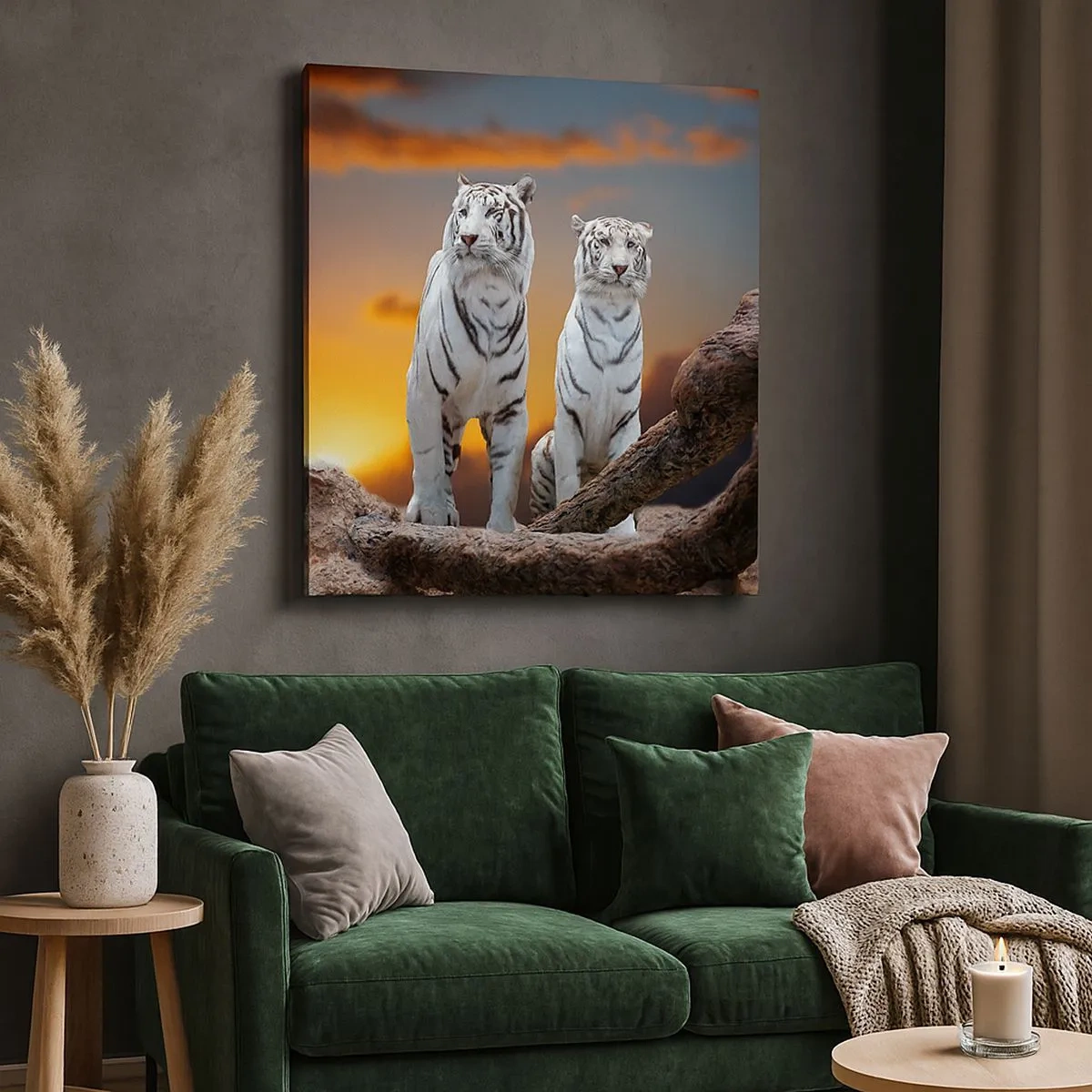 Canvastavla - Bild på duk - Helt som i Narnia - 30x30 cm