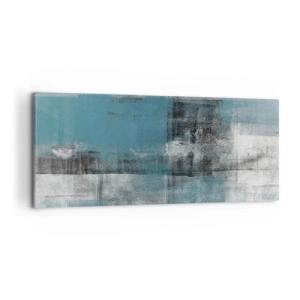 Canvastavla - Bild på duk - Vatten och luft - 100x40 cm