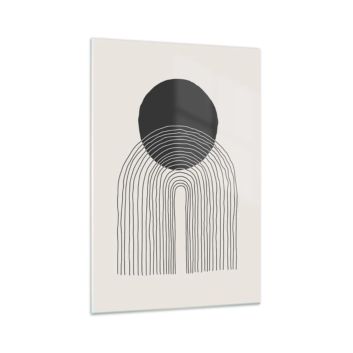 Glastavla - Bild på glas - Darr och säkerhet - 70x100 cm