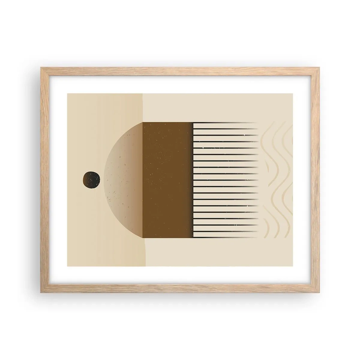 Affisch i ram av ljusek - Olika tillstånd - 50x40 cm