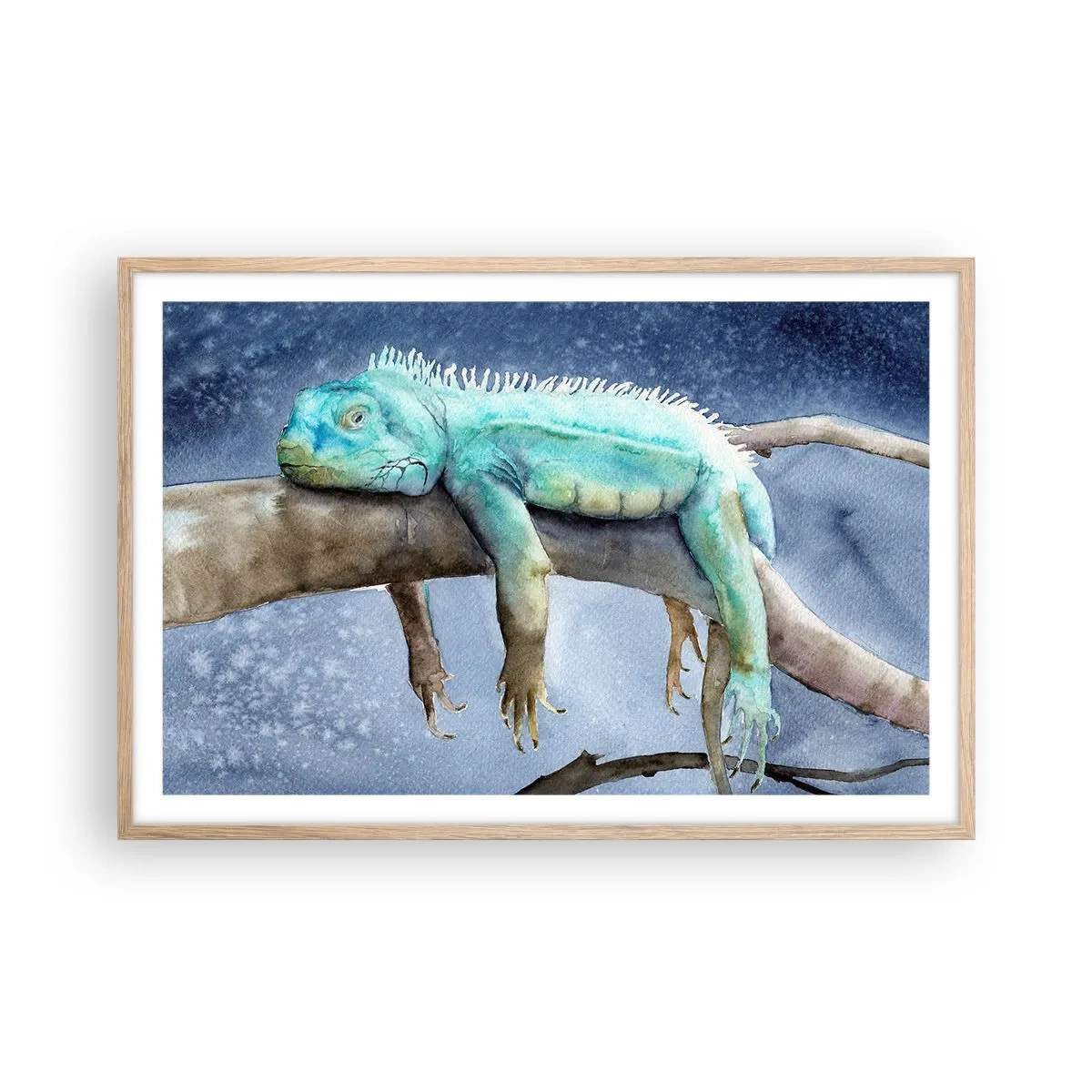 Affisch i ram av ljusek - Det är bra! - 91x61 cm