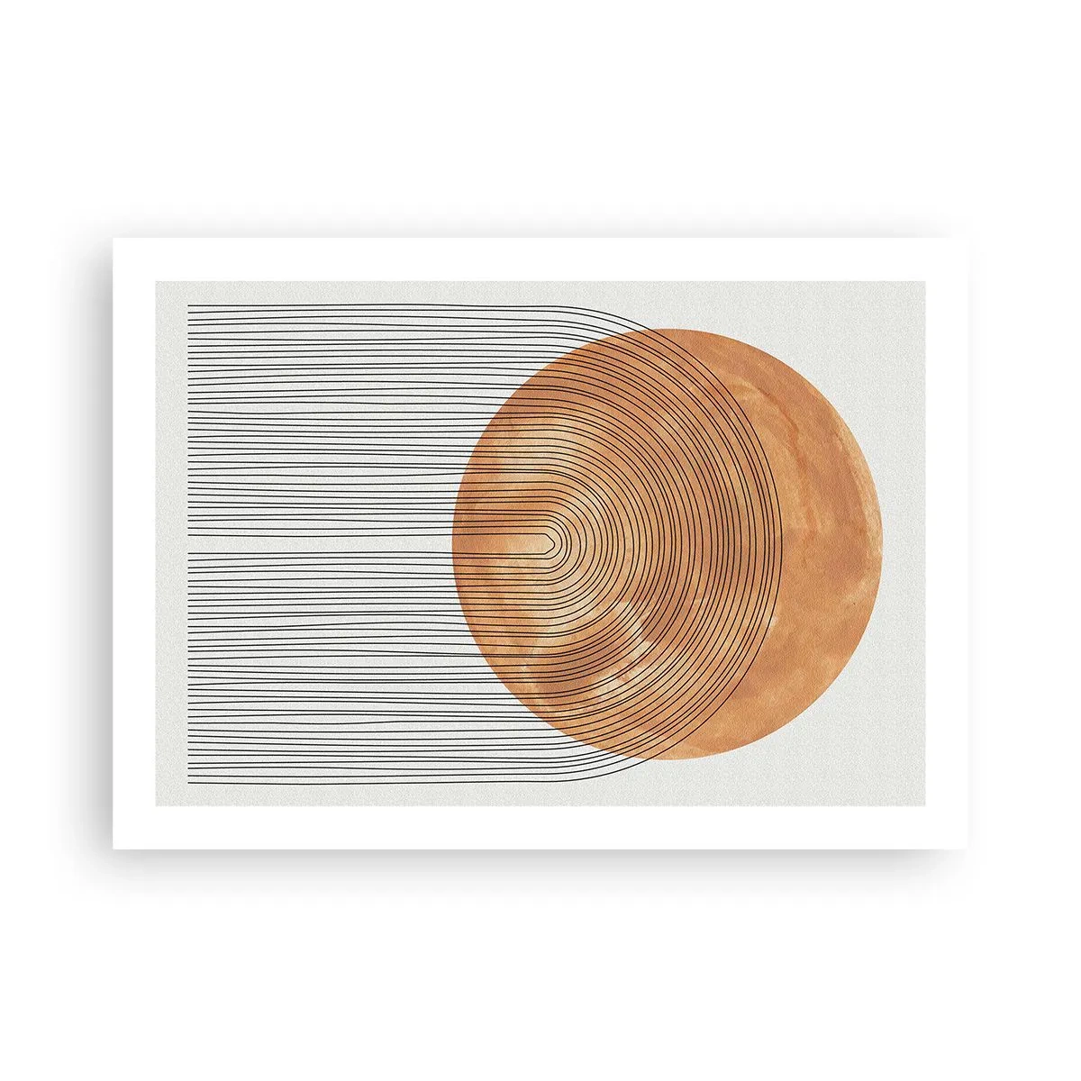 Affisch - En solig komposition - 70x50 cm