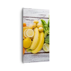 Canvastavla - Bild på duk - Räcker det inte? - 65x120 cm