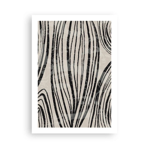 Affisch - Stänk av linjer - 50x70 cm