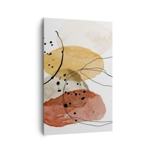 Canvastavla - Bild på duk - Lätta och transparenta som luften - 80x120 cm