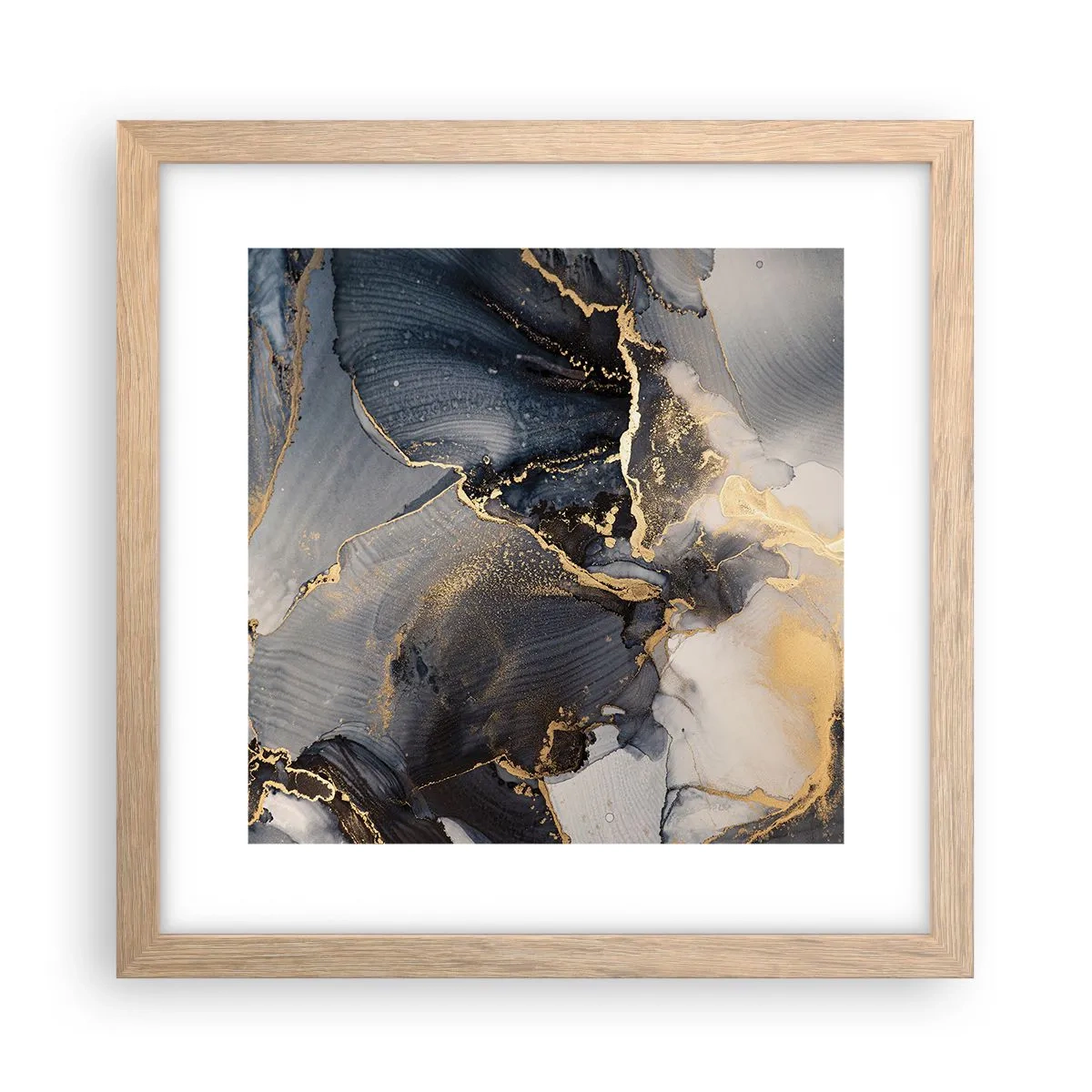 Affisch i ram av ljusek - En stens liv - 30x30 cm