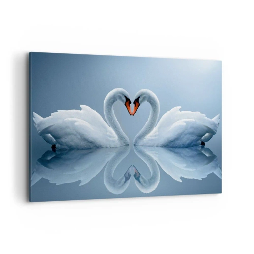 Canvastavla - Bild på duk - Tid för kärlek - 100x70 cm