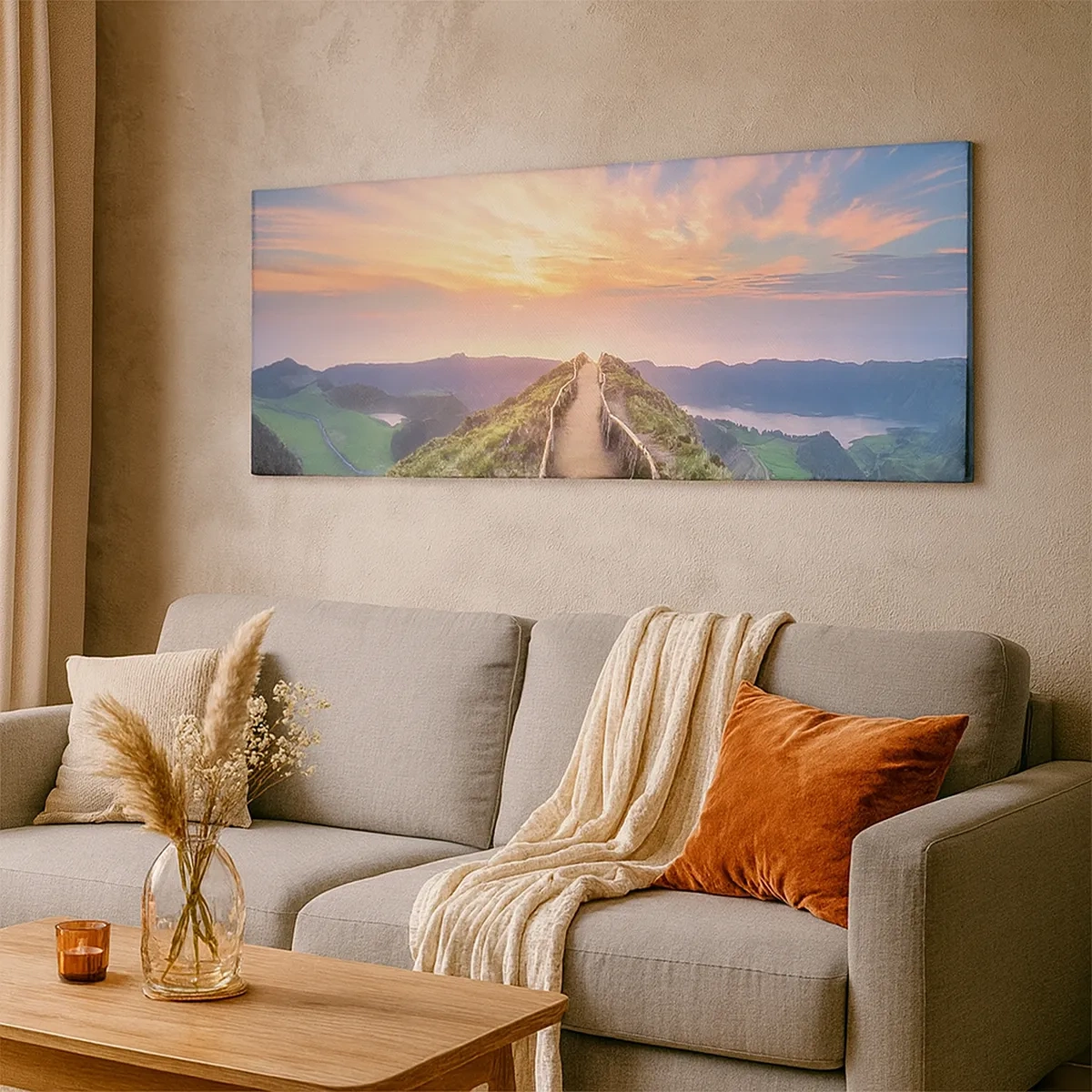 Canvastavla - Bild på duk - Nära himlen - 30x30 cm