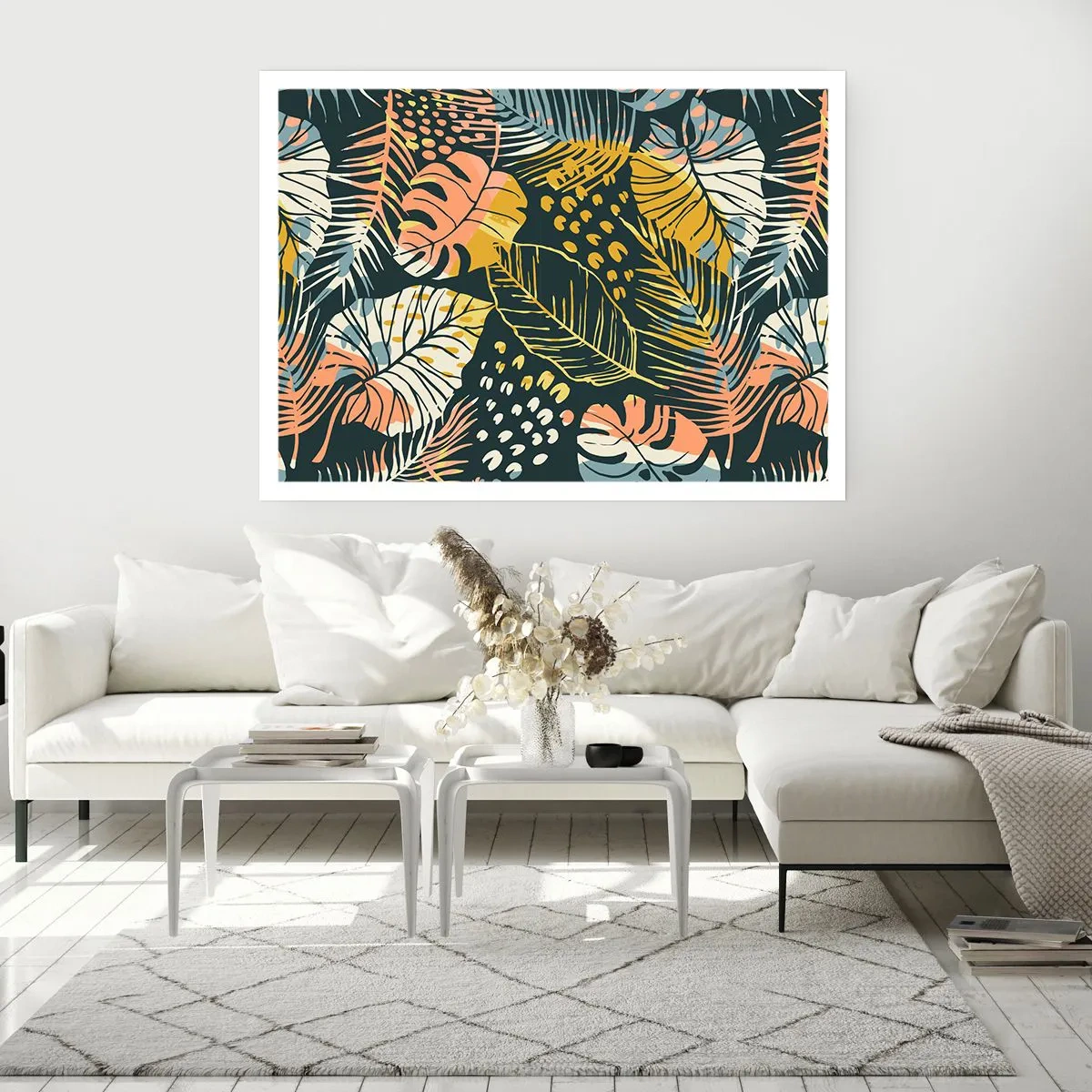 Affisch - Lövfantasi - 50x40 cm