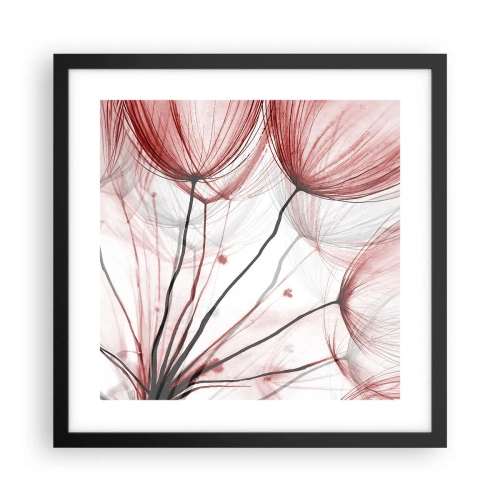 Affisch i svart ram - Före avresan - 40x40 cm