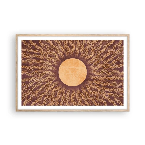 Affisch i ram av ljusek - Solikon - 91x61 cm