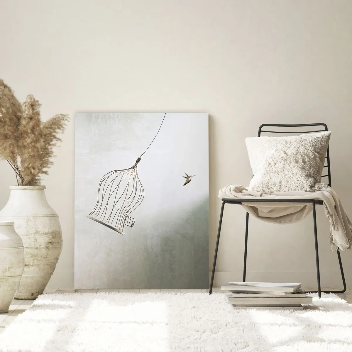 Glastavla - Bild på glas - I sitt esse - 50x70 cm