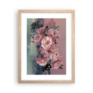 Affisch i ram av ljusek - Romantikens höjdpunkt - 30x40 cm