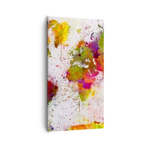 Canvastavla - Bild på duk - Det blev bara så - 55x100 cm