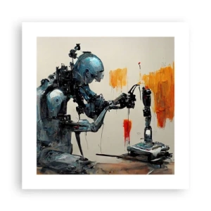 Affisch - Kommer i morgon... - 40x40 cm