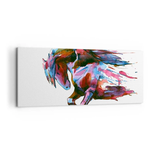 Canvastavla - Bild på duk - I extas - 100x40 cm