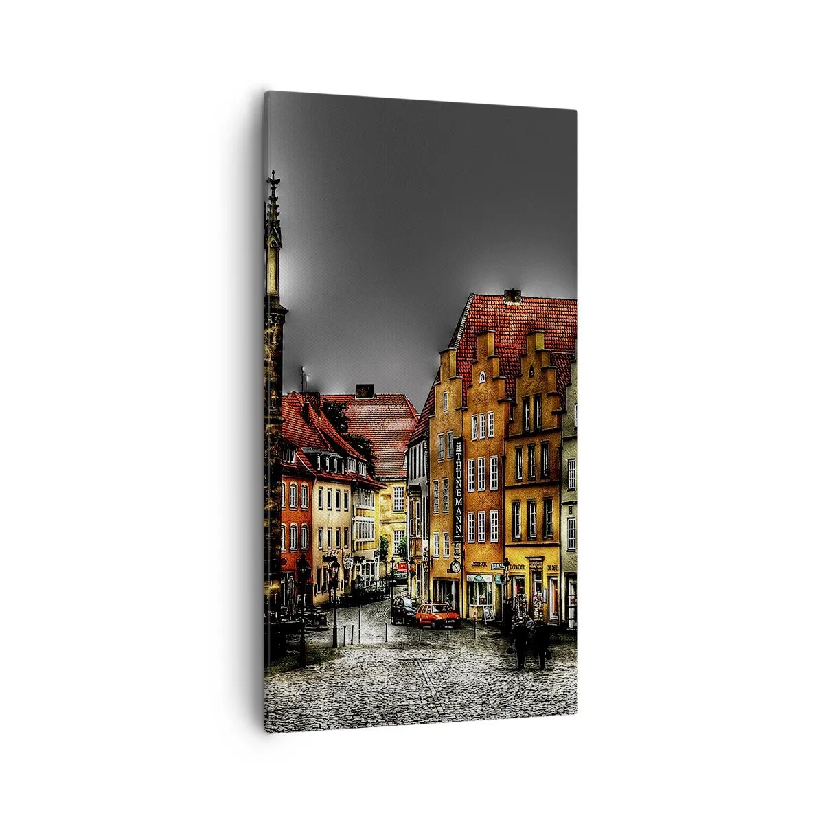 Canvastavla - Bild på duk - Det saknas bar förtrollad droska - 55x100 cm