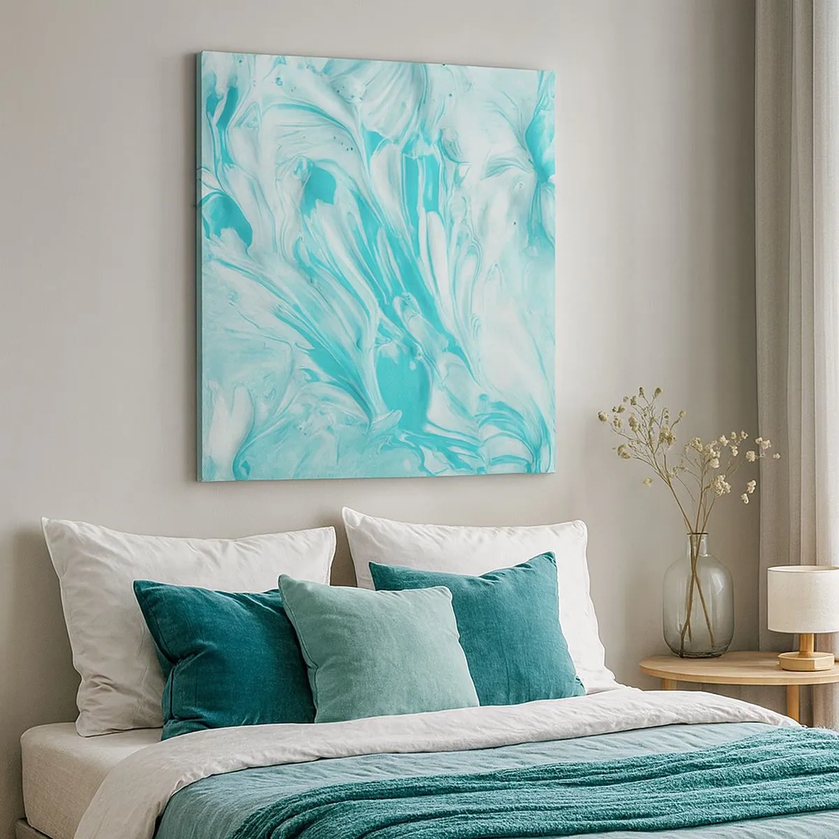 Canvastavla - Bild på duk - Alltid tillsammans - 30x30 cm