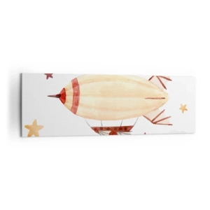 Canvastavla - Bild på duk - Luftskepp - 160x50 cm