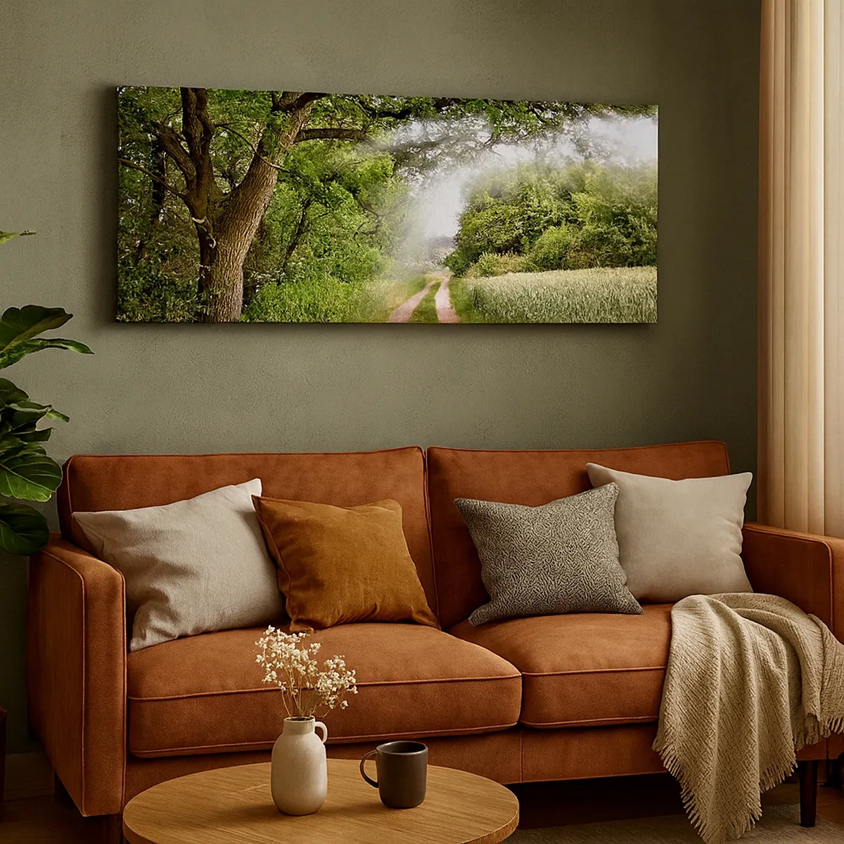 Canvastavla - Bild på duk - Et in Arcadia ego - 30x30 cm