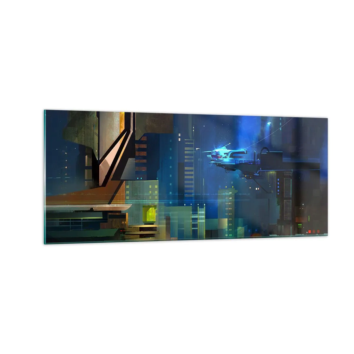 Glastavla - Bild på glas - Inom snar framtid - 100x40 cm