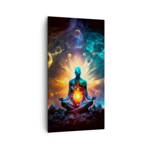 Canvastavla - Bild på duk - Kosmisk stillhet - 55x100 cm