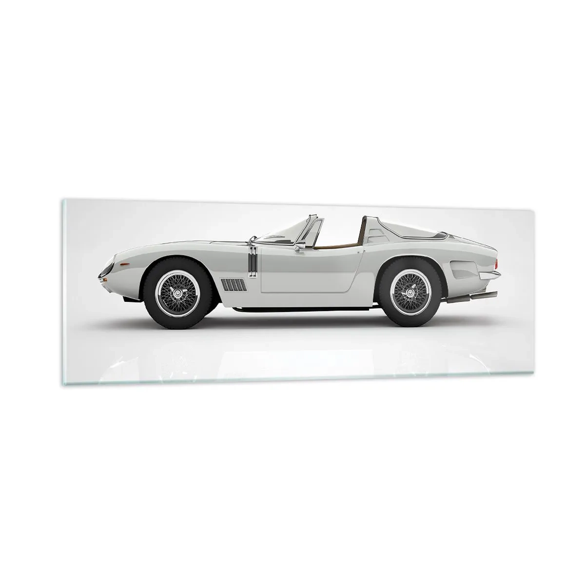 Glastavla - Bild på glas - Ett löfte om lek - 90x30 cm