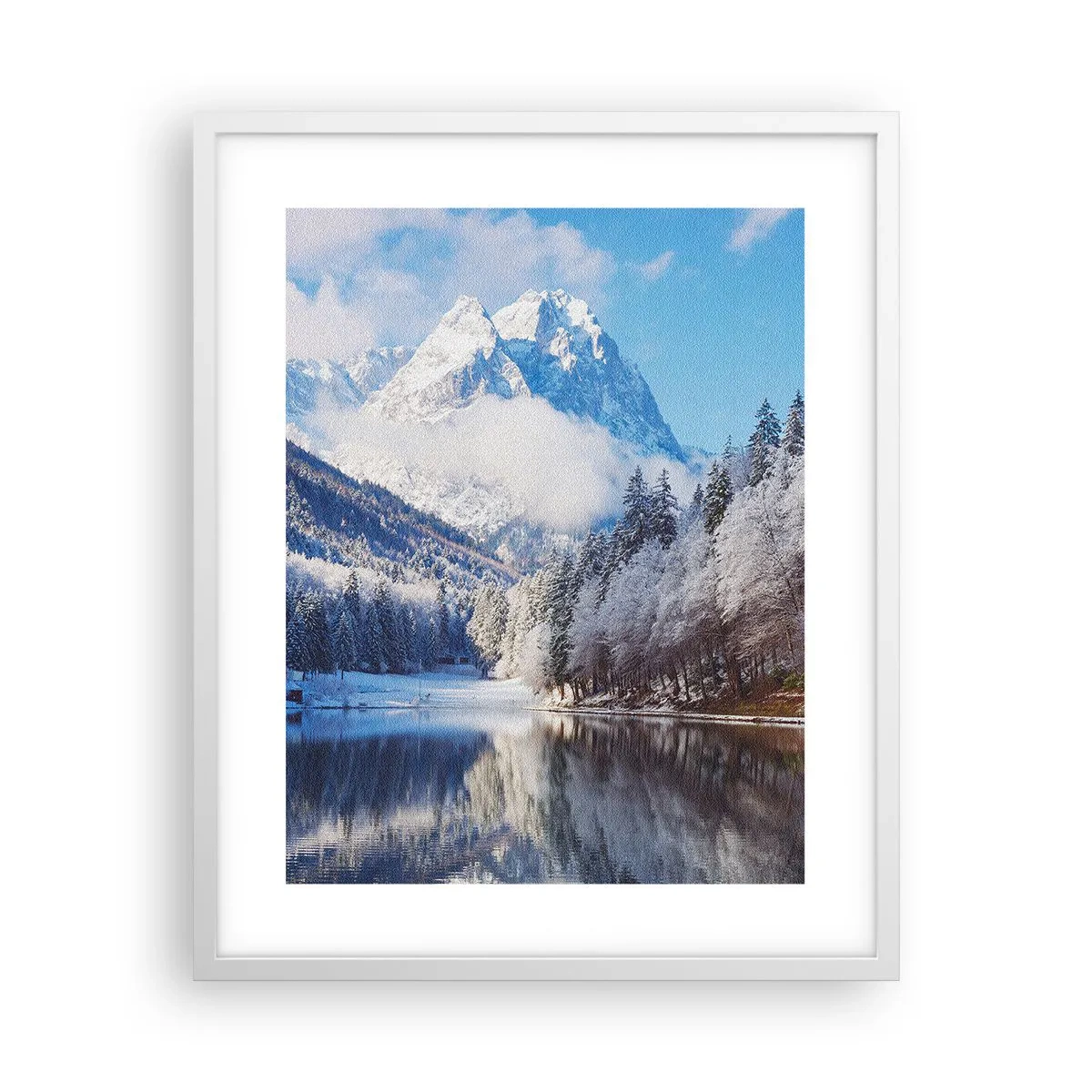 Affisch i vit ram - Snövakt - 40x50 cm