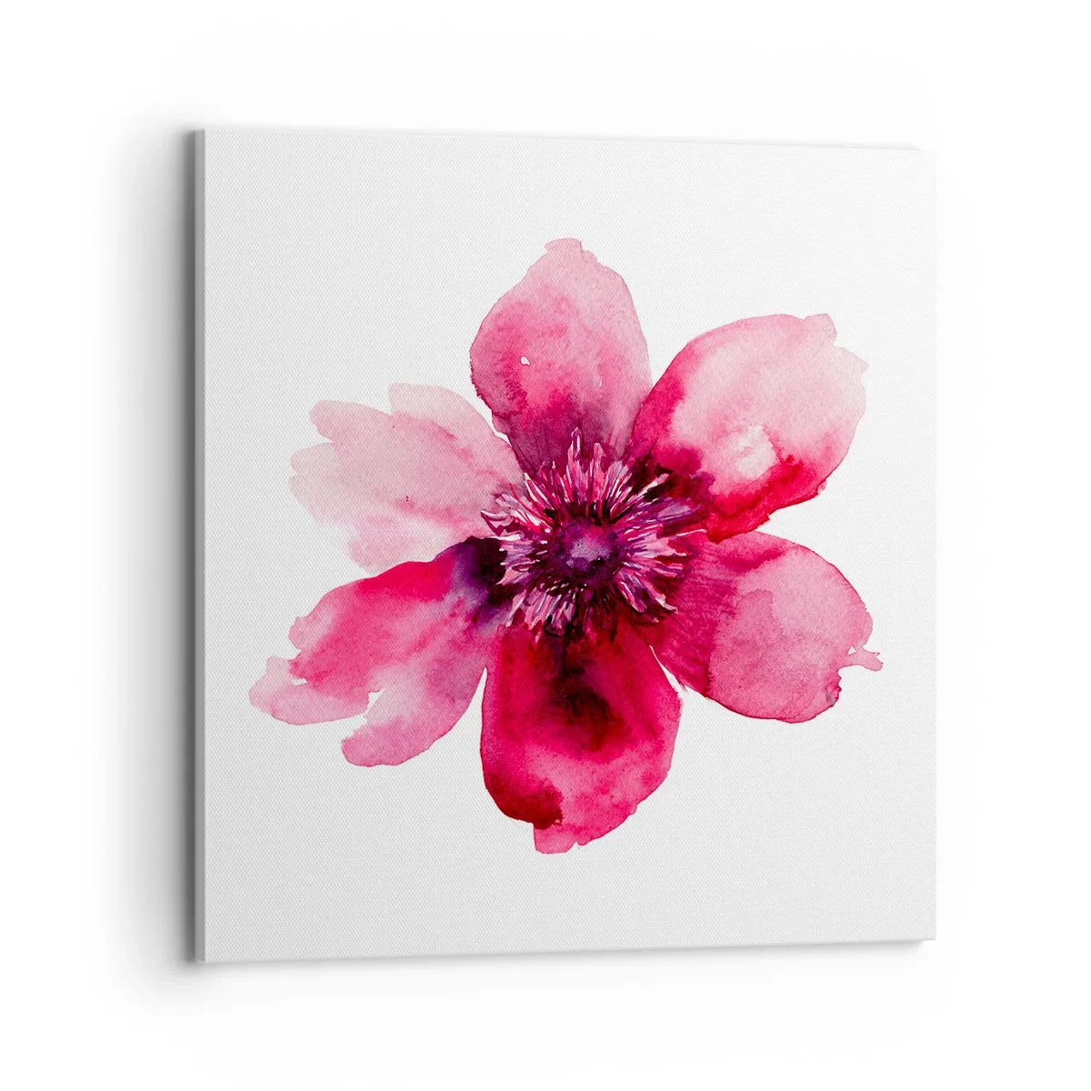 Canvastavla - Bild på duk - Doftande karminkyss - 70x70 cm
