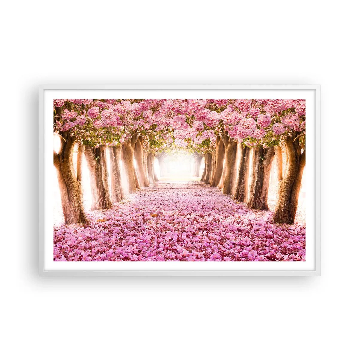 Affisch i vit ram - Vägen till paradiset - 91x61 cm