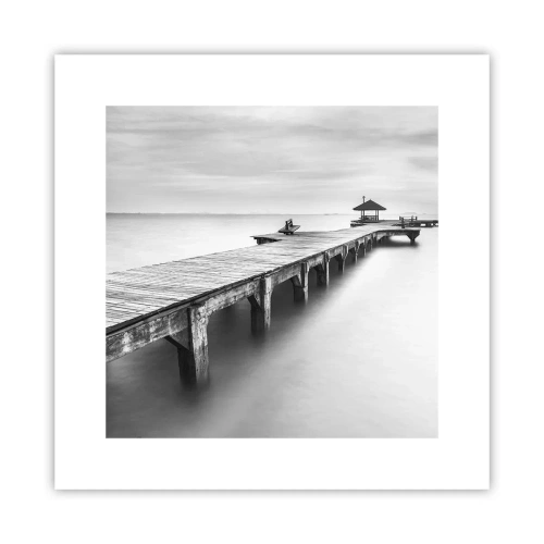 Affisch - Ut i det oändliga - 30x30 cm