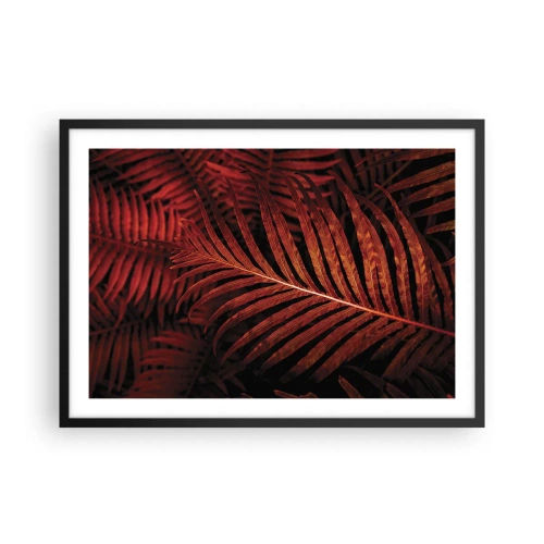 Affisch i svart ram - Livets glöd - 70x50 cm